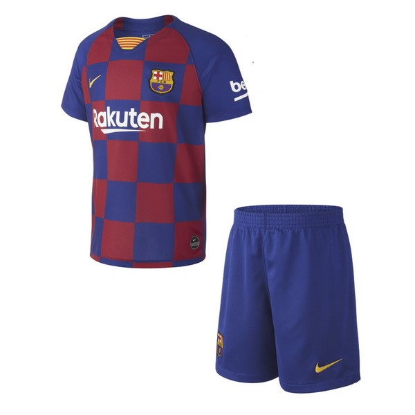 Camiseta Barcelona Replica Primera Ropa Niño 2019/20 Azul Rojo